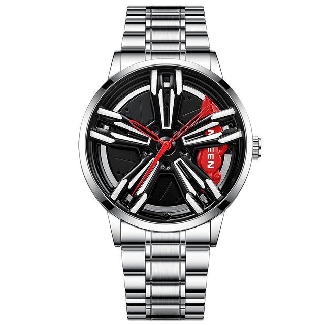 Wheel Watch 2022 For Men Hub Top Brand Luxury Trend Cool Sports Car Men's Watch Stainless Steel Fashion men's Quartz Watches