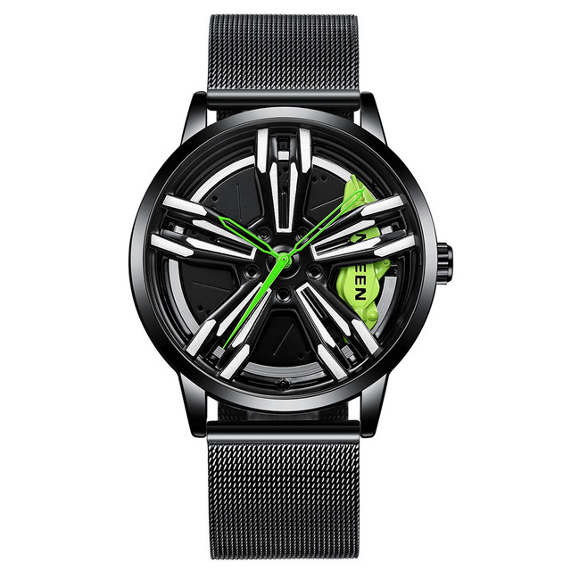 Wheel Watch 2022 For Men Hub Top Brand Luxury Trend Cool Sports Car Men's Watch Stainless Steel Fashion men's Quartz Watches