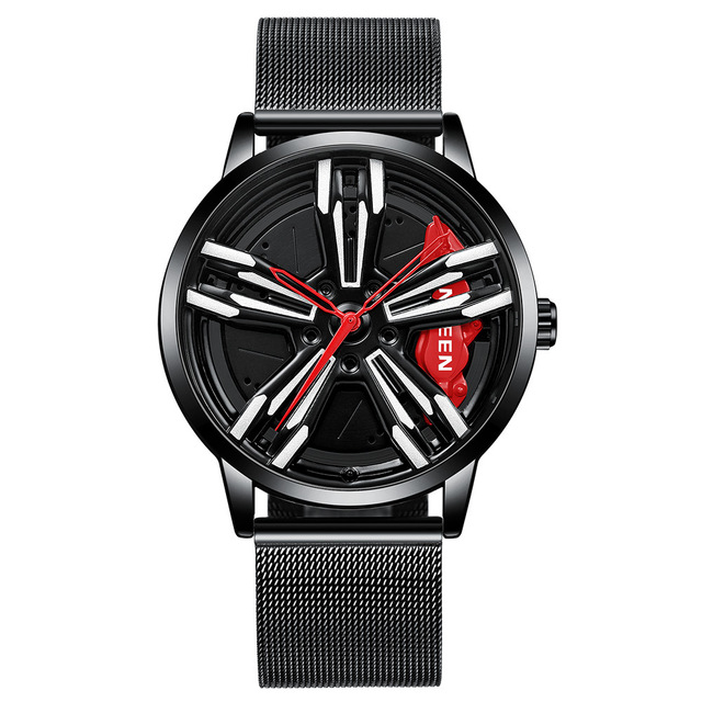 Wheel Watch 2022 For Men Hub Top Brand Luxury Trend Cool Sports Car Men's Watch Stainless Steel Fashion men's Quartz Watches
