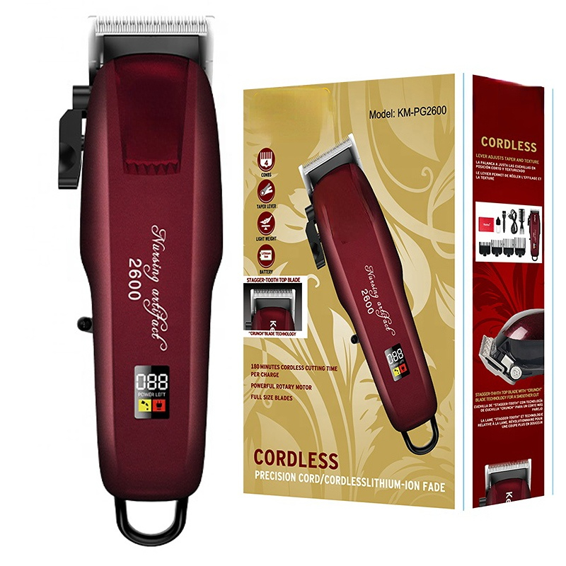 Rechargeable Hair Clipper Machine Electric Hair Trimmer Beard Professional Edge Hair Cutting Machine For Men Salon