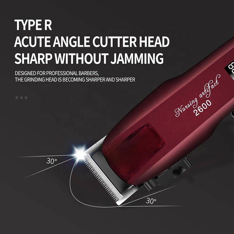 Rechargeable Hair Clipper Machine Electric Hair Trimmer Beard Professional Edge Hair Cutting Machine For Men Salon