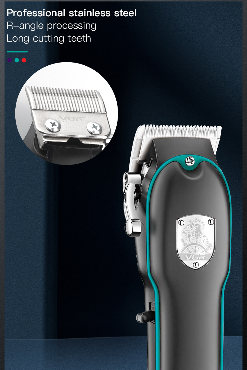 Hair Cutting Machine Professional Hair Clipper Electric Hair Clipper Wired Haircut Machine Barber Home Trimmer for Men V-123