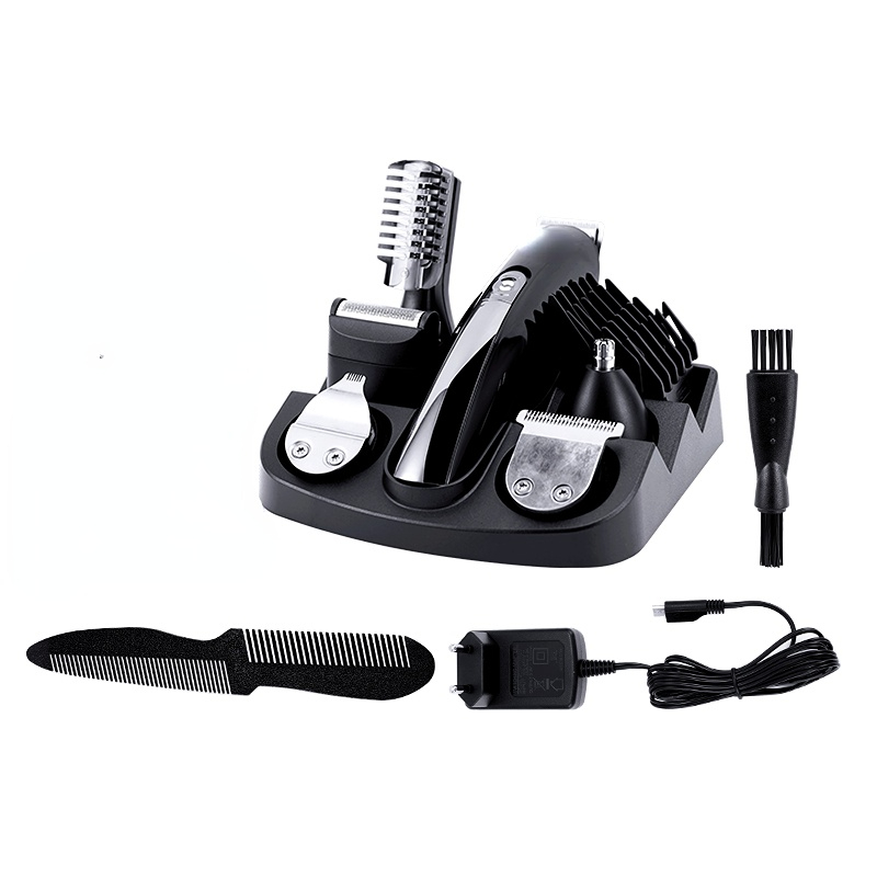 6 in 1 Electric Hair Clipper Shave Razor Machine Beard trimmer Hair Cutter Ear Nose Hair Trimmer Facial Cleaner Man Barber tools