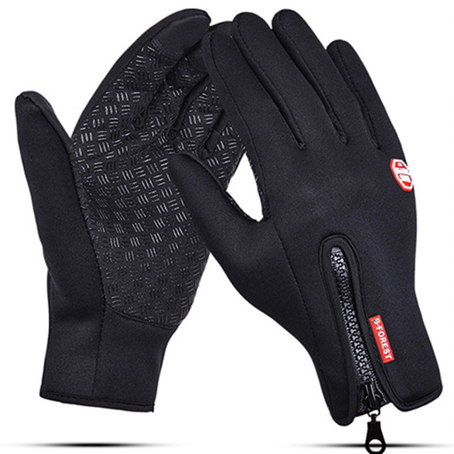 Heating Gloves Winter Warm Men Bicycle Glove Waterproof Outdoor Sports Cycling Biker Touch Screen Gloves