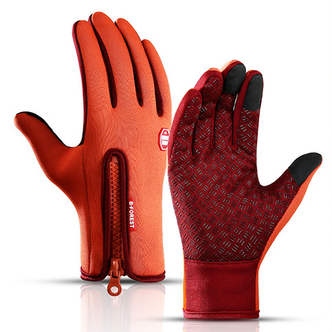 Heating Gloves Winter Warm Men Bicycle Glove Waterproof Outdoor Sports Cycling Biker Touch Screen Gloves