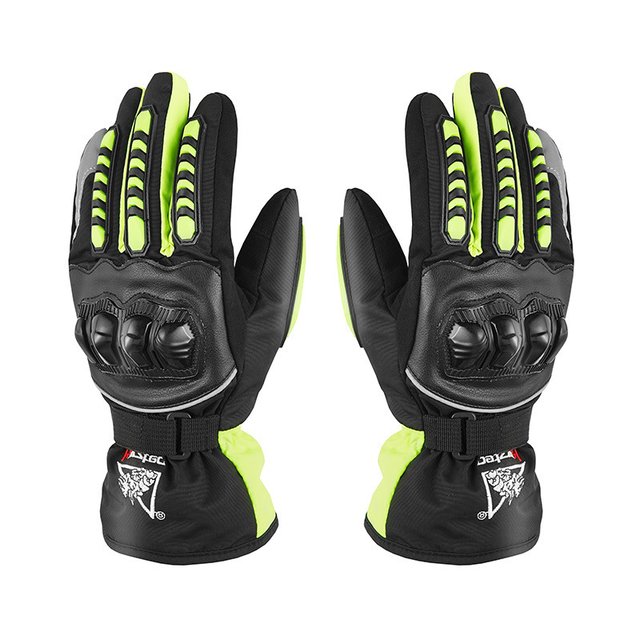 Men Motorcycle Gloves Waterproof Winter Warm Taslon Gloves Guantes Moto Touch Screen