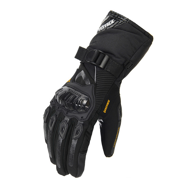 Winter Waterproof Riding Gloves Windproof Warm Motorcycle Lengther Gloves Touch Screen Cross-country Racing Motorcycle Glove Men