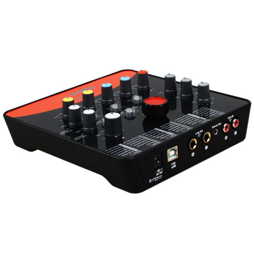 Professional External Sound Card Microphone 48V USB 2.0 Recording Interface for Mobile Phone PC Karaoke Live