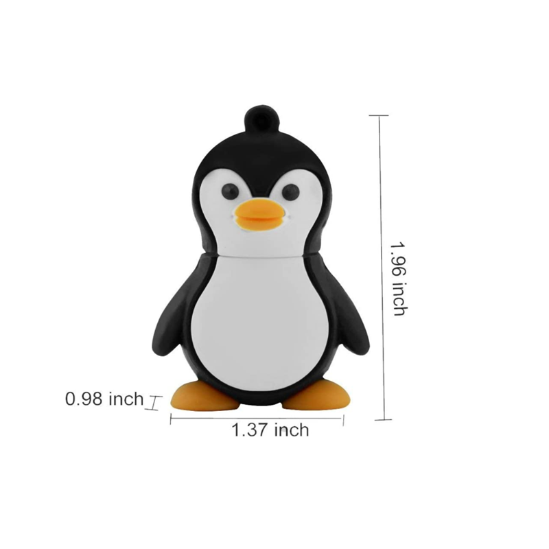 Cartoon USB 3.0 64GB USB 2.0 Flash Drive Novelty Cute Baby Penguin
