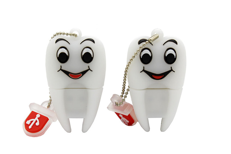 Pen Drive Gift Teeth Cute Model Tooth Flash Memory Stick Pendrive Dentist U Disk