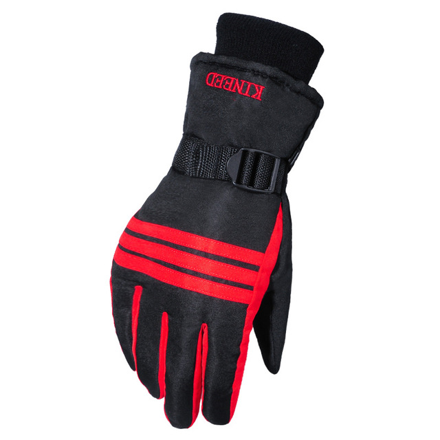 2021 Latest Snow Winter Ski Gloves Men's Cold Warm Waterproof Windproof  Thickened and Velvet Adult Outdoor Cycling Sport Gloves