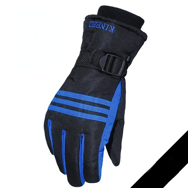 2021 Latest Snow Winter Ski Gloves Men's Cold Warm Waterproof Windproof  Thickened and Velvet Adult Outdoor Cycling Sport Gloves
