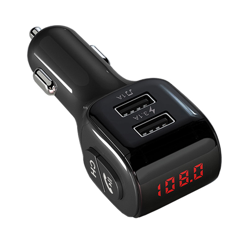 Bluetooth Car kit Handsfree FM Transmitter Wireless Bluetooth 5.0 Stereo Music Play Car MP3 Player 3.1A USB Car Charger
