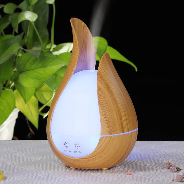200ml Air Humidifier Wood Marble Grain Aroma Essential Oil Diffuser Ultrasonic Aromatherapy Humidificador Electric Oil Difusor