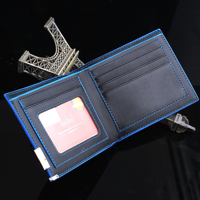 Men Wallet with Coin Bag Men Stylish Bifold Business Leather Wallet Card Holder Coin Wallet Simple Design Men's Purse