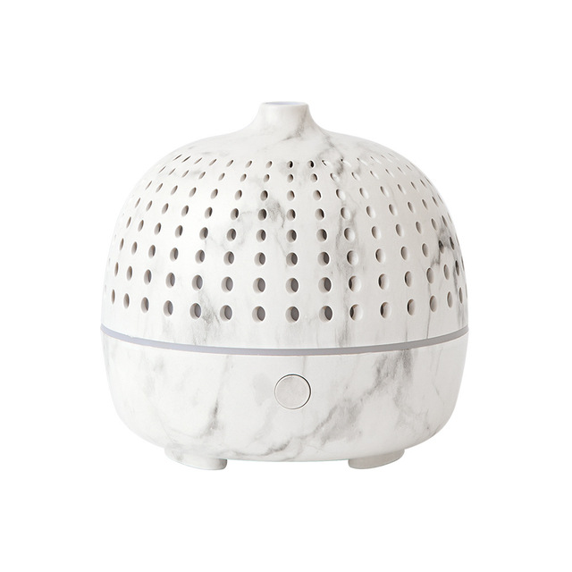 180ML Aromatherapy Essential Oil Diffuser Wood Grain Mist Sprayer Ultrasonic Air Humidifier Cool Mister with 7 Color LED Light