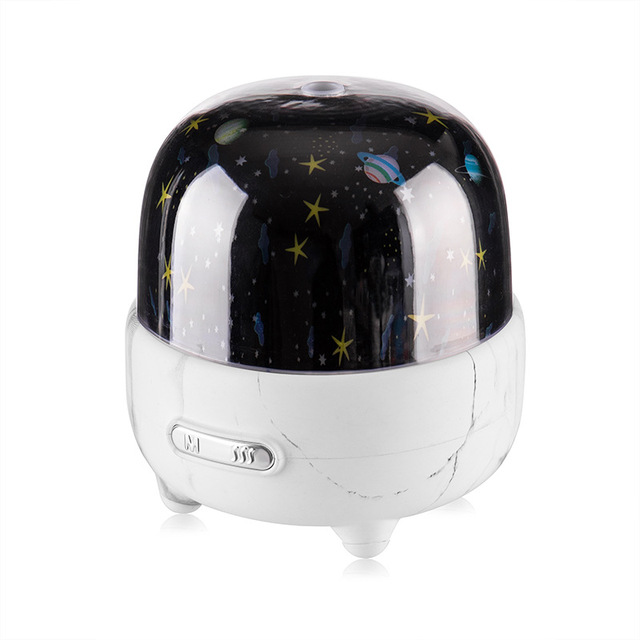 DC 5V USB Aromatherapy Air Humidifier Ultrasonic Cool Aroma Essential Oil Diffuser Starry Sky Projection Lamp Mist Maker Fogger