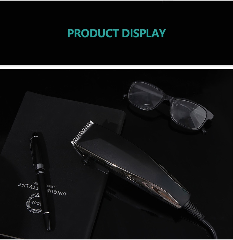 Electric Hair Clipper Rechargeable Hair Trimmer Metal Blade Men Hair Cutting Barber Machine