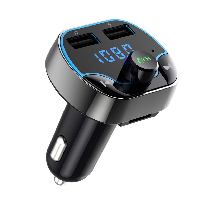 Bluetooth Car Kit Handsfree Car MP3 Player FM Transmitter 3.1A Quick Charge Car Charger Support TF Card U Disk Playback