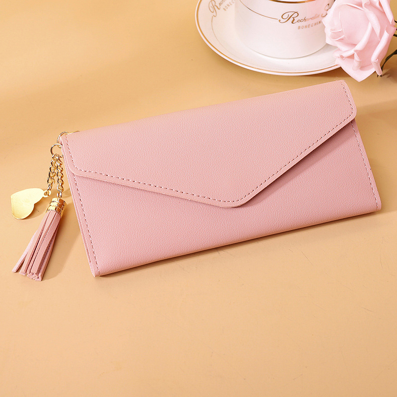 Women Wallets  Short Long Tassel Pendant Wallet Purses Clutch Money Bag Cute Coin Wallet In Hand Id Card Holders Clutch