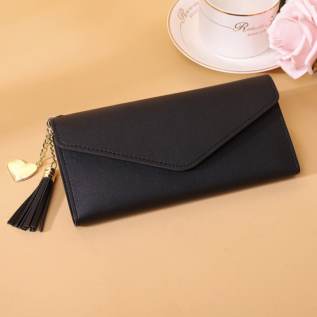 Women Wallets  Short Long Tassel Pendant Wallet Purses Clutch Money Bag Cute Coin Wallet In Hand Id Card Holders Clutch
