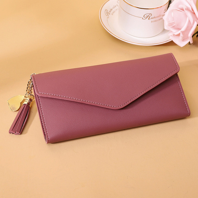 Women Wallets  Short Long Tassel Pendant Wallet Purses Clutch Money Bag Cute Coin Wallet In Hand Id Card Holders Clutch