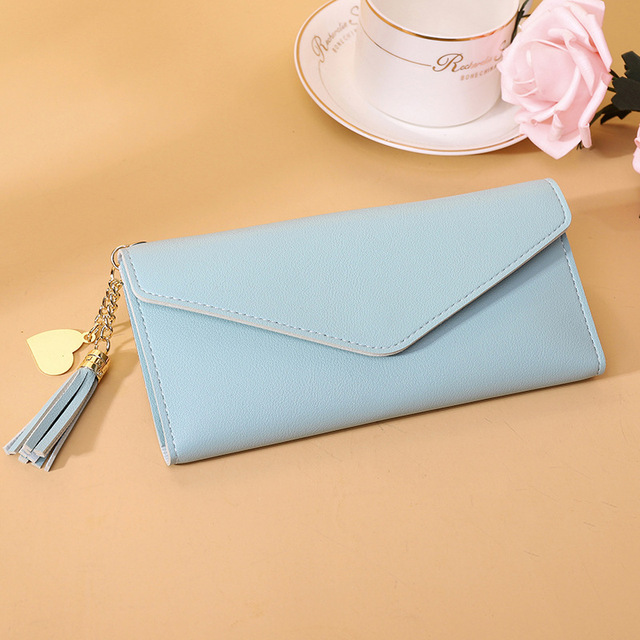 Women Wallets  Short Long Tassel Pendant Wallet Purses Clutch Money Bag Cute Coin Wallet In Hand Id Card Holders Clutch