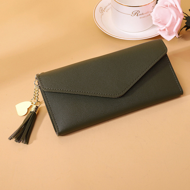 Women Wallets  Short Long Tassel Pendant Wallet Purses Clutch Money Bag Cute Coin Wallet In Hand Id Card Holders Clutch