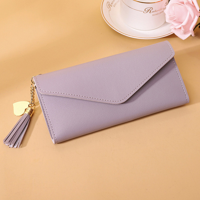 Women Wallets  Short Long Tassel Pendant Wallet Purses Clutch Money Bag Cute Coin Wallet In Hand Id Card Holders Clutch