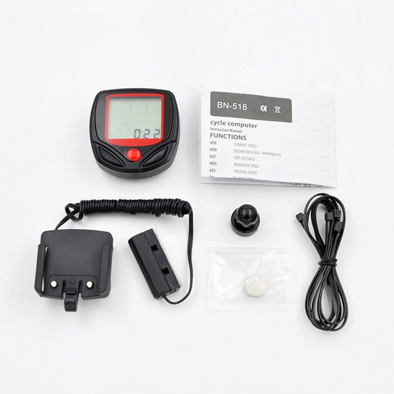 Bicycle Computer Speedometer Cycling Computer Waterproof Mountain Bike Stopwatch Speed Bike Accessories Digital Odometer