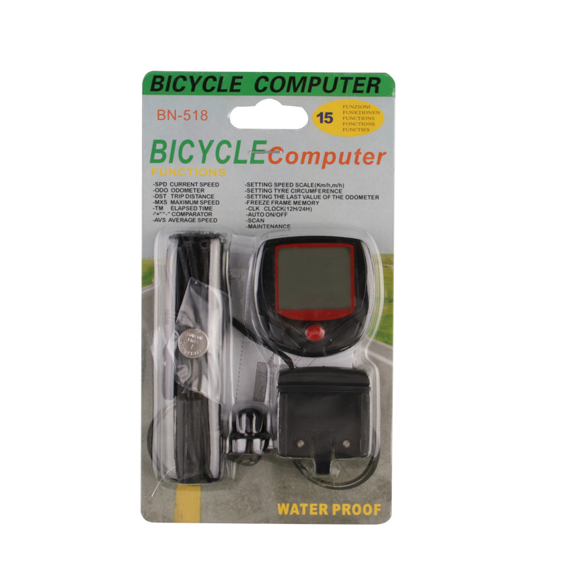 Bicycle Computer Speedometer Cycling Computer Waterproof Mountain Bike Stopwatch Speed Bike Accessories Digital Odometer