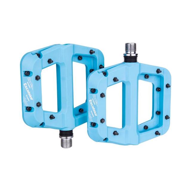 Bicycle Pedal Nylon Ultralight Flat Pedal Mountain Road Bike BMX Anti-slip Big Foot Plastic Bike Pedal Bicycle Parts Sports