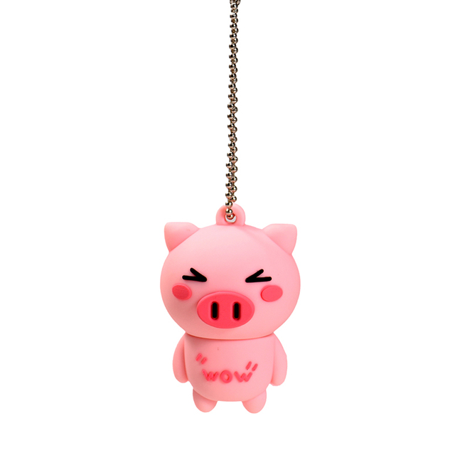 Cute pink pig USB flash drive pendrive USB stick  memory U disk Creative