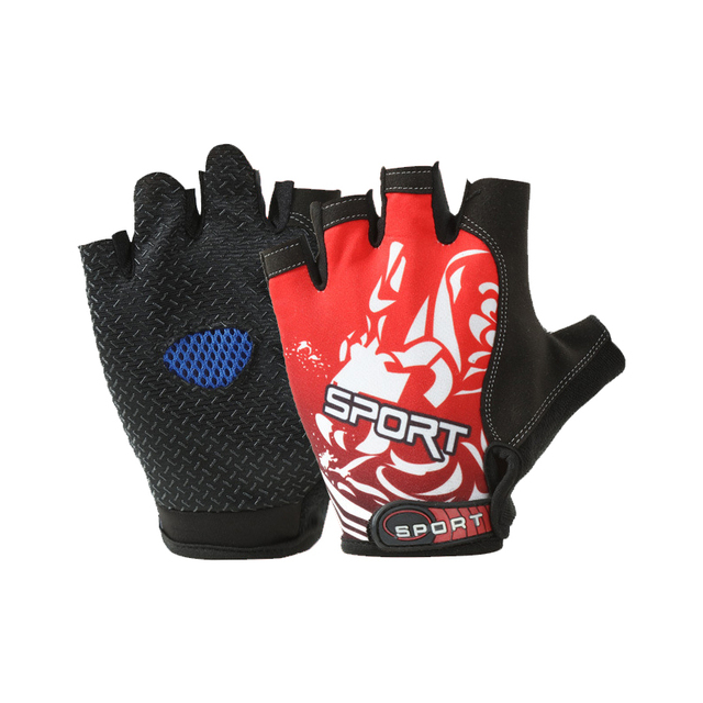 Fingerless Fitness Gloves Unisex Cycling Gloves Outdoor Sports Gloves Non-slip Shockproof Motorcycle Mtb Bike Gloves