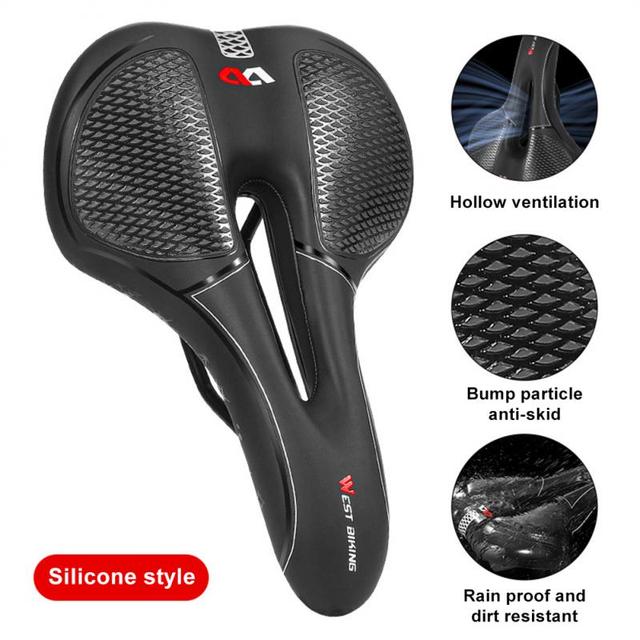 Bike Saddle Ultralight Racing Seat Wave Soft Comfortable MTB Road Bicycle Saddle for Men Cycling Spare Parts Bike Accessories