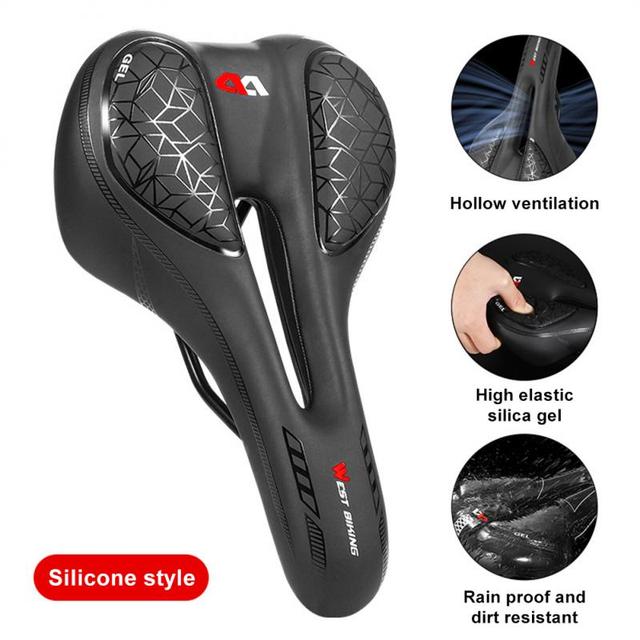 Bike Saddle Ultralight Racing Seat Wave Soft Comfortable MTB Road Bicycle Saddle for Men Cycling Spare Parts Bike Accessories
