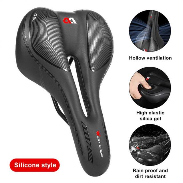Bike Saddle Ultralight Racing Seat Wave Soft Comfortable MTB Road Bicycle Saddle for Men Cycling Spare Parts Bike Accessories