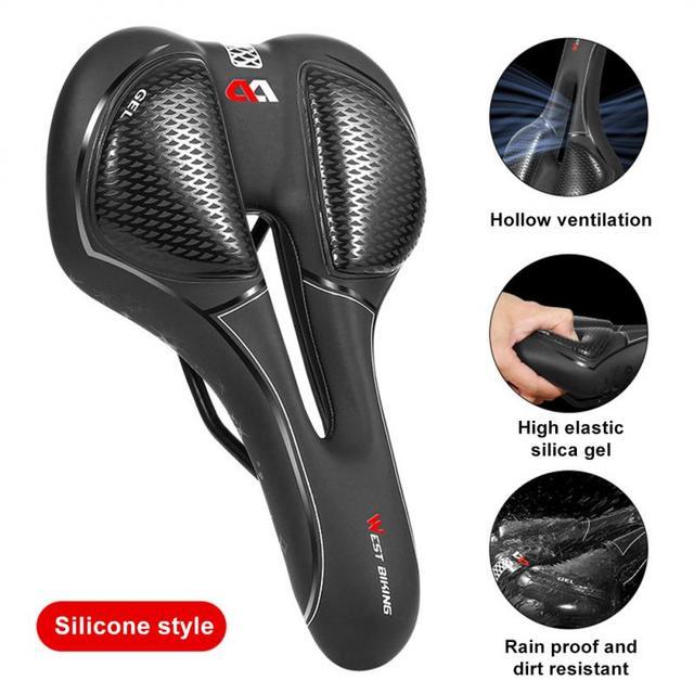 Bike Saddle Ultralight Racing Seat Wave Soft Comfortable MTB Road Bicycle Saddle for Men Cycling Spare Parts Bike Accessories
