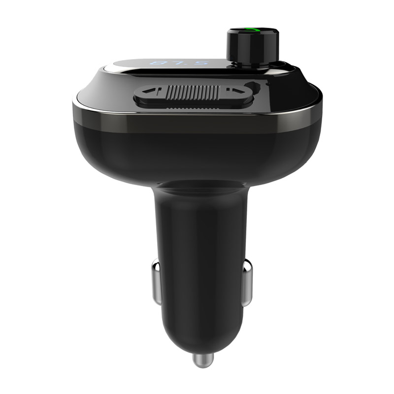 Bluetooth Hand-free Car Kit FM Transmitter AUX Audio Car MP3 Player Support TF Card U Disk LCD Display with USB Charger