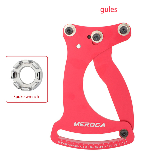 MTB CNC Bicycle Tool Spoke Tension Meter For MTB Road Bike Wheel Spokes Checker Reliable Indicator Cycling Bicycle Repair Tools