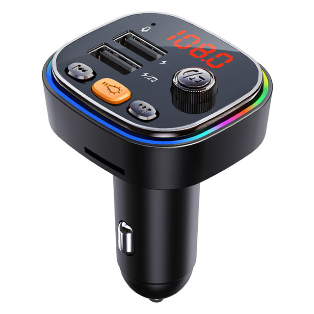 FM Transmitter Car MP3 Player 3.1A Fast Charging USB Car Charger Handsfree Bluetooth-compatible 5.0 Car Kit FM Modulator