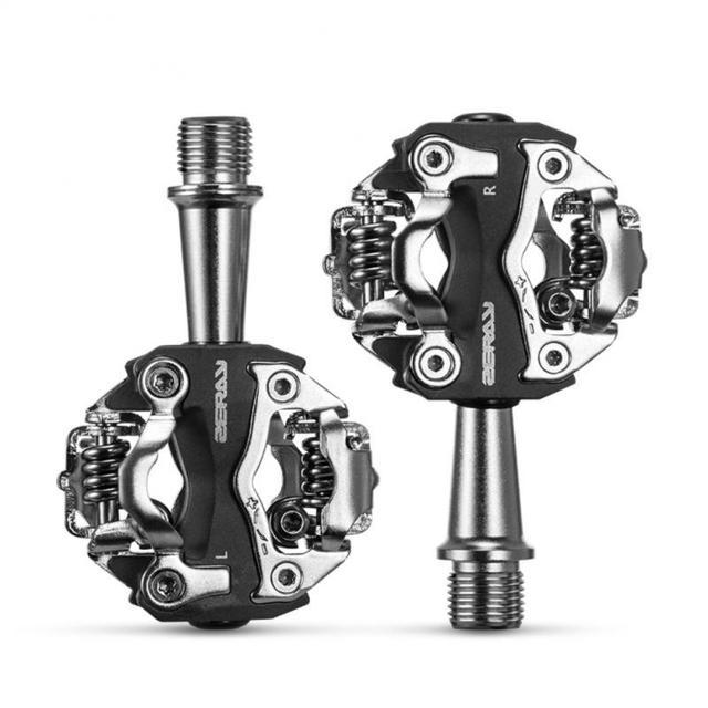 Bike Bicycle Pedal SPD Ultralight Bicycle Parts Bear Pedal Mountain Bike Aluminum Self-locking Pedals Bicycle Accessories