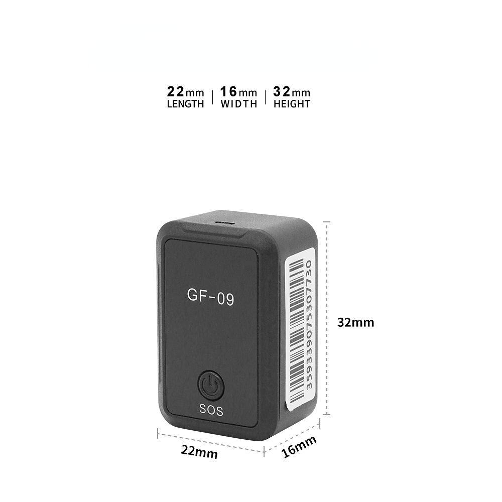 GF 09 Remote MMS locator Real Time Tracker GSM/ GPRS/GPS Network Tracker GSM Listening Device with Voice Activated Adapter