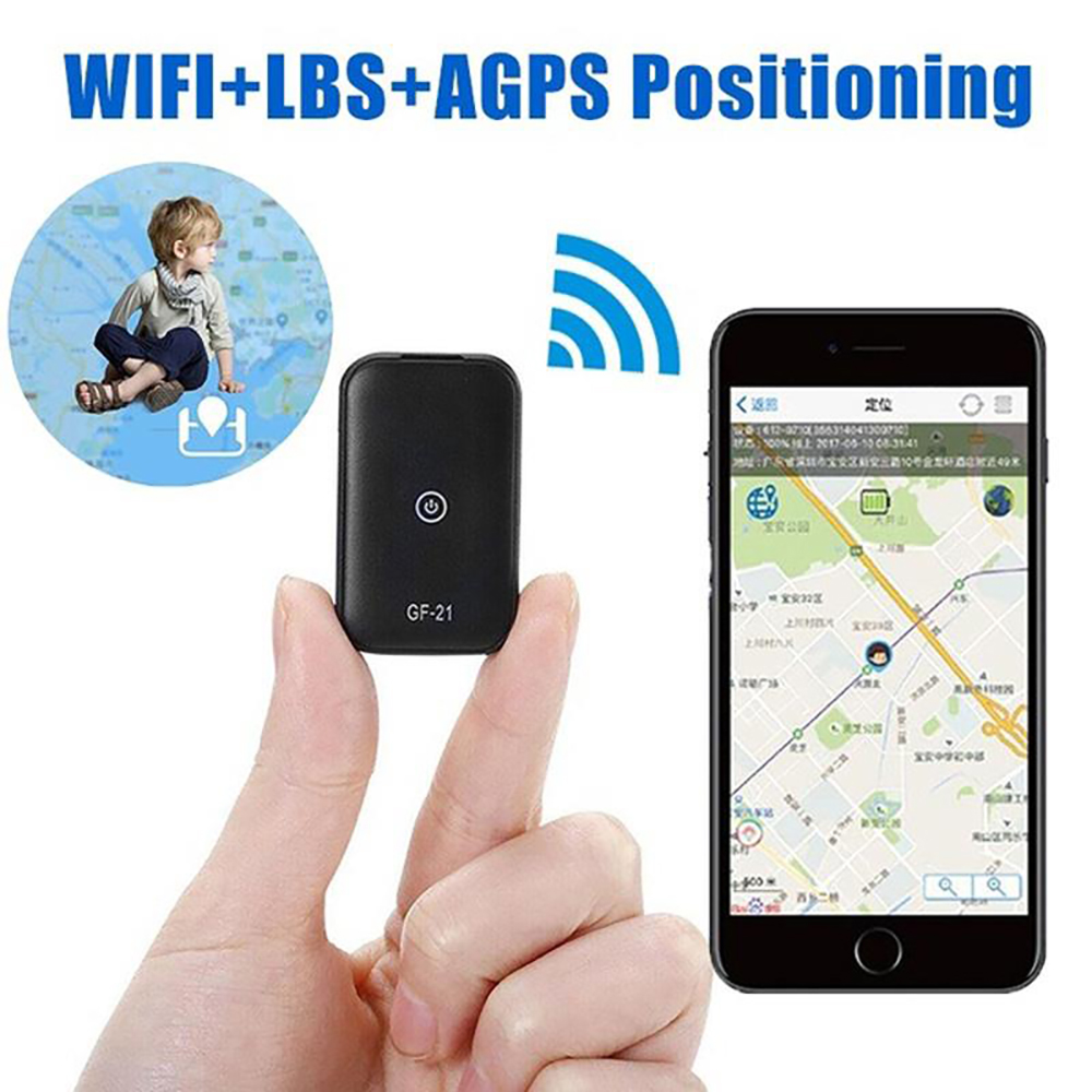 GF-21 Mini GSM GPRS Car GPS Tracker Truck Locator Can Voice Control Real-time Vehicle Recording Tracking Alarm Anti-lost Device
