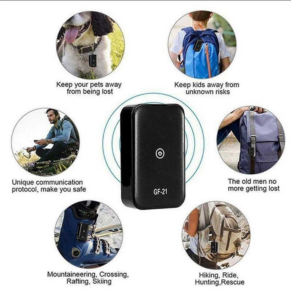 GF-21 Mini GSM GPRS Car GPS Tracker Truck Locator Can Voice Control Real-time Vehicle Recording Tracking Alarm Anti-lost Device