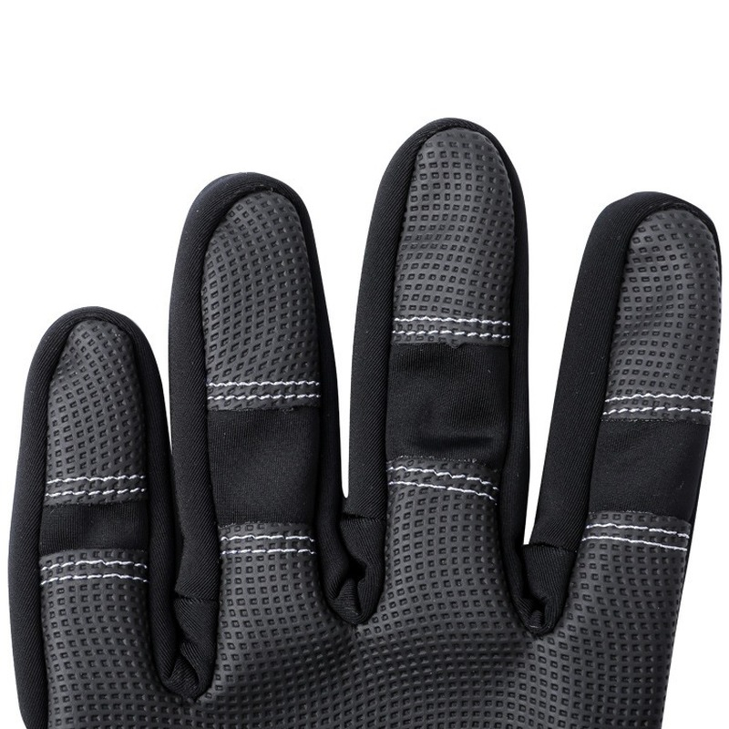 Waterproof Winter Warm Gloves Touch Screen Gloves Men Women Outdoor Sports Non-slip Full Finger Gloves Snowboard Heating Gloves