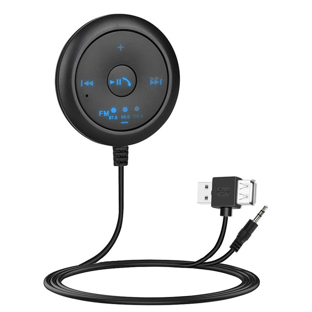FM Transmitter AUX Audio Handsfree Receiver USB Flash Drive Music Car MP3 Player Car Bluetooth-compatible 5.0 Car Kit