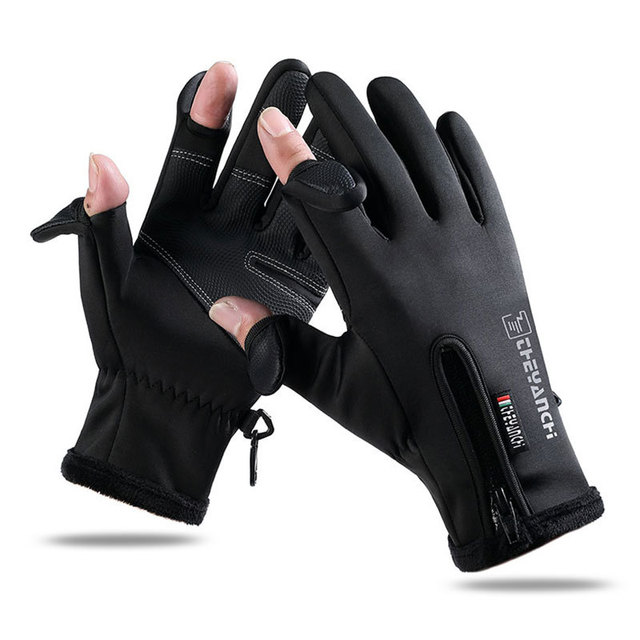 Touch screen Cycling Anti-slip Full Finger Gloves MTB Bike Gloves Men Women Breathable Outdoor Sports Warm Gloves Fishing Gloves