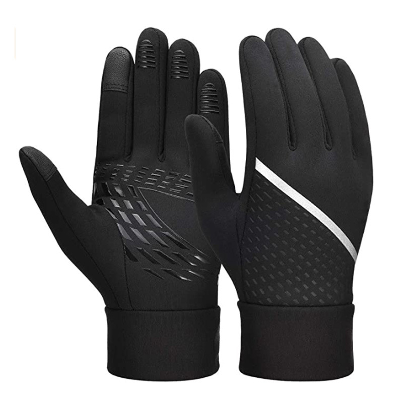 Motorcycle Gloves Moto Gloves Winter Thermal Fleece Lined Winter Water Resistant Touch Screen Non-slip Motorbike Riding Gloves