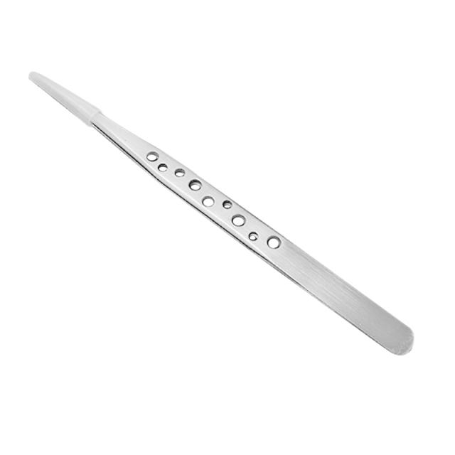 Professional Electronics Industrial Tweezers Anti-static Curved  Hand Tools